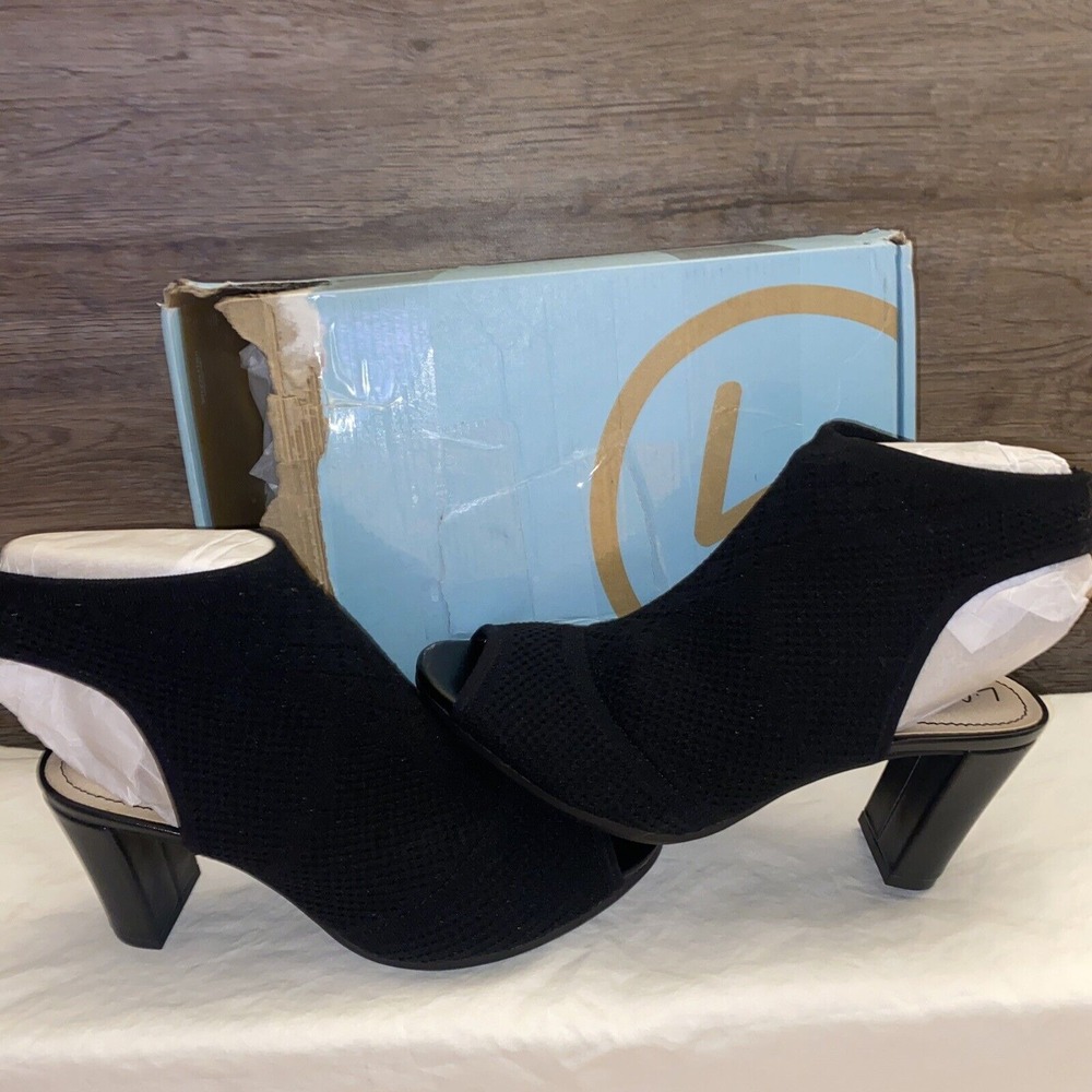 NIB LifeStride Women's Alita Heeled Sandal, Sz 8 Wide